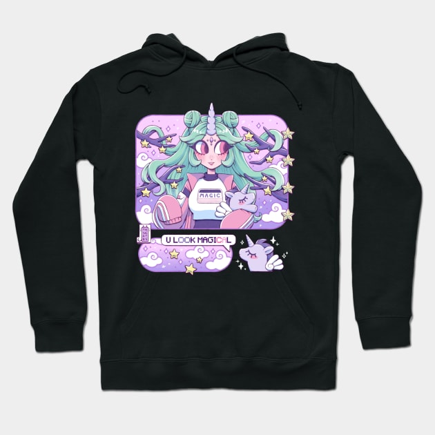 Unicorn girl Hoodie by Trsgatos